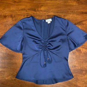 Finders Keepers Short-Sleeve Blouse